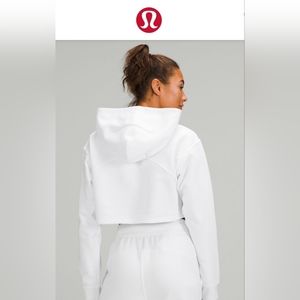 Lululemon athletica All yours hoodie Cropped - sz 18 - wht